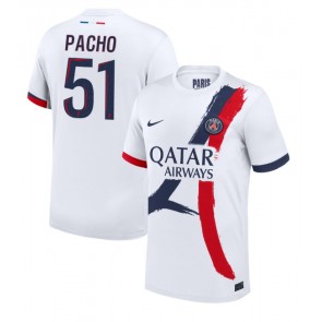 Paris Saint-Germain Willian Pacho #51 Udebanetrøje 2024-25 Kort ærmer